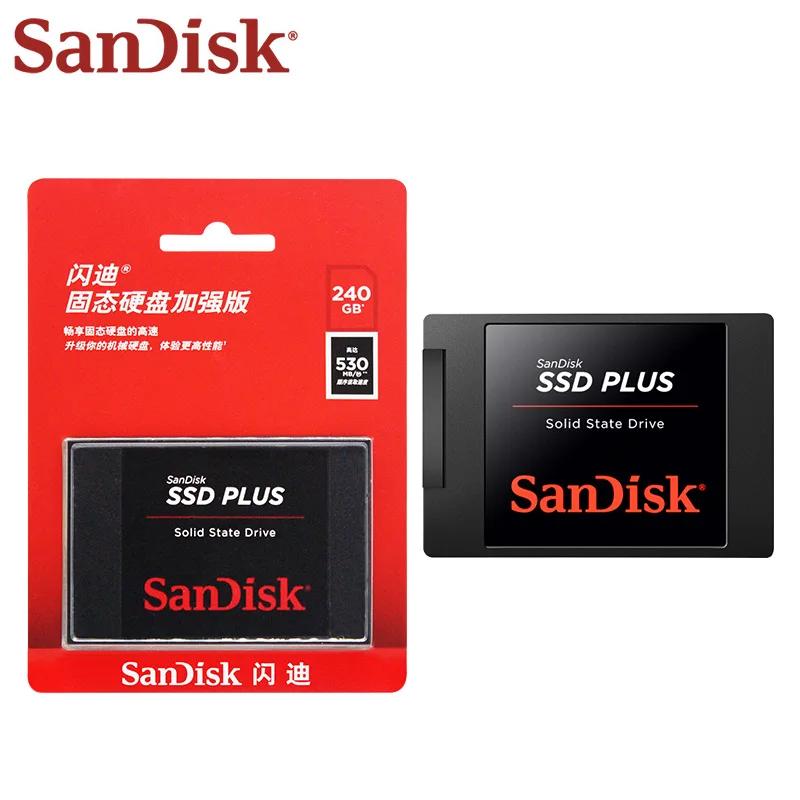 100%  SanDisk SSD PLUS  ָ Ʈ ̺, SATA III 2.5 ġ SSD, 240GB, 480GB, 1TB, 2TB, Ʈ ũž ǻͿ